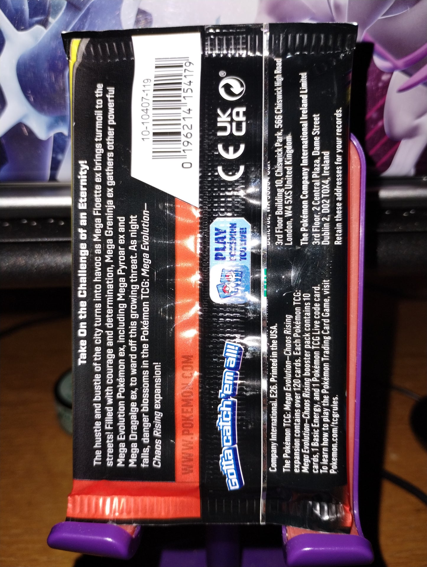 Pokemon Chaos Rising Booster Pack