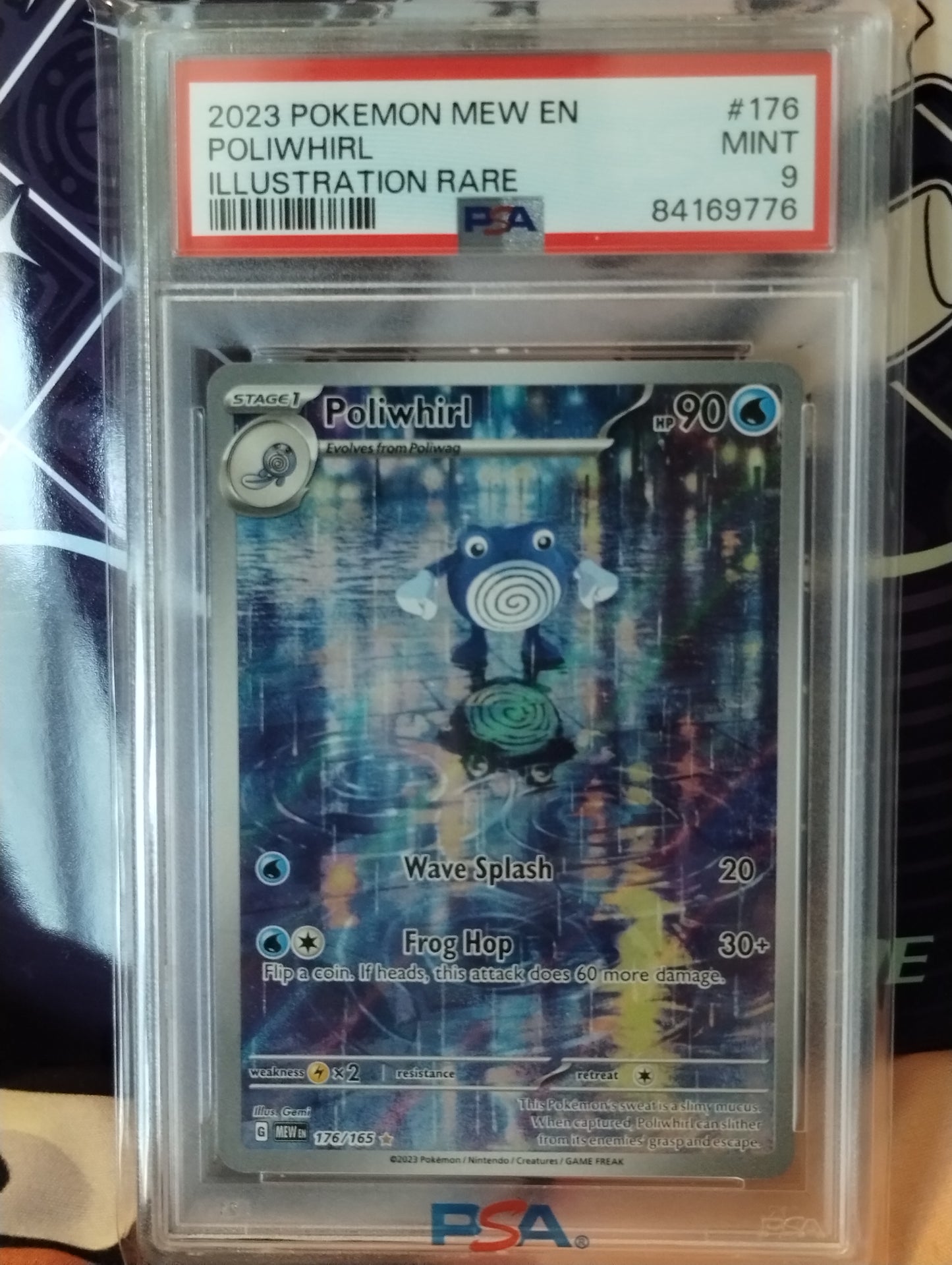 Poliwhirl - 176/165 PSA graded