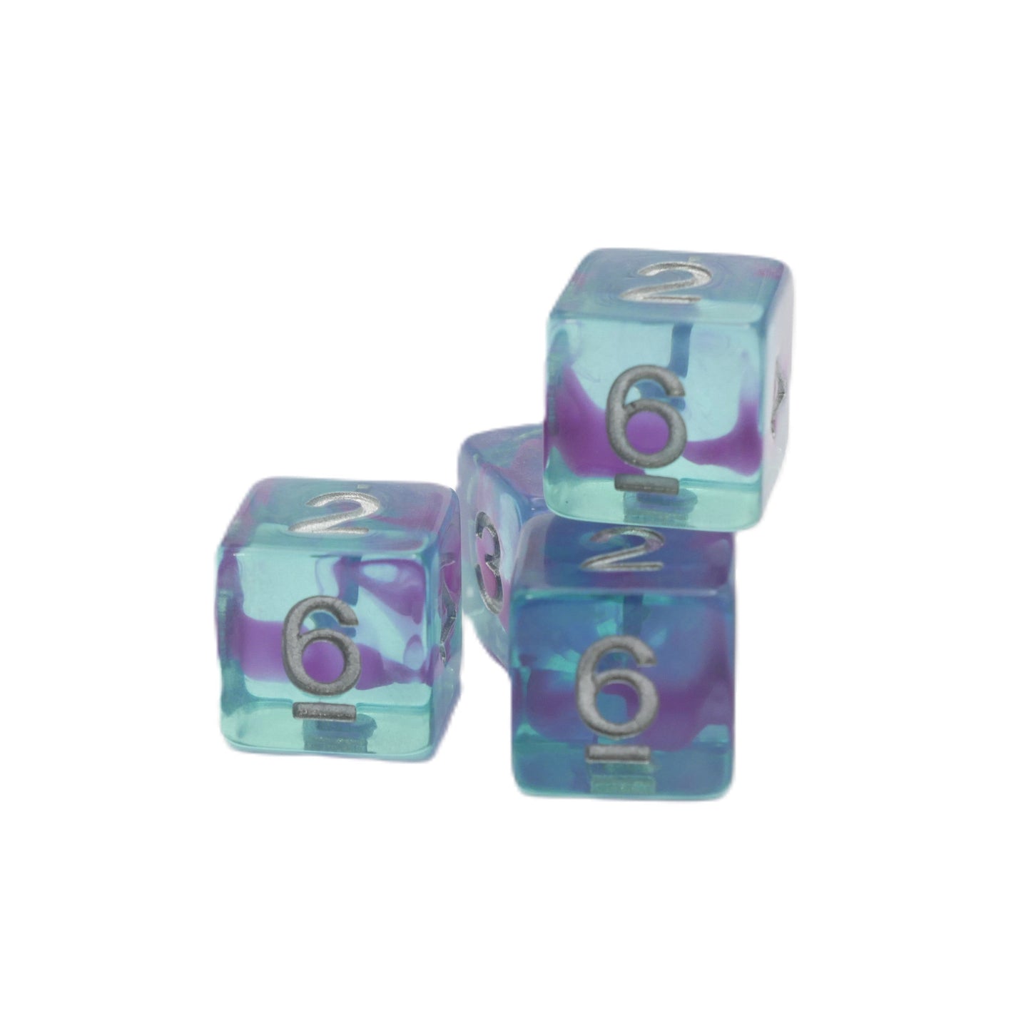 Jellyfish Essence 10d6 - DnD Dice Set | Resin RPG Gaming Dice