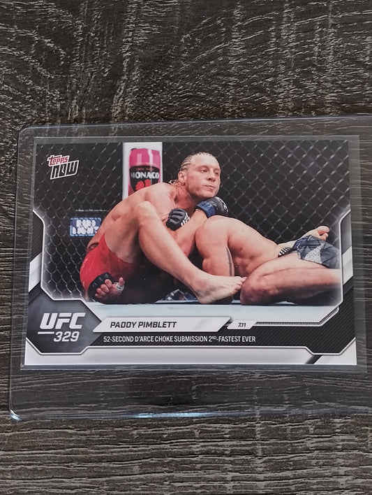 Paddy Pimblett - 2026 UFC Topps NOW® - Card 26